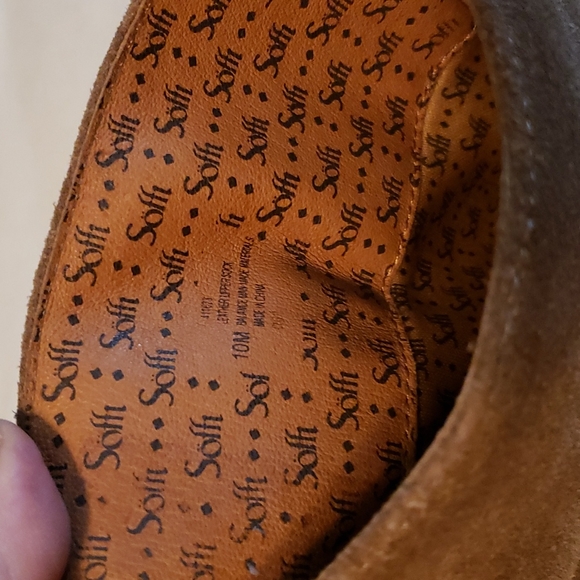 Sofft Slouchy Tall Suede Heeled Boot - Picture 13 of 14